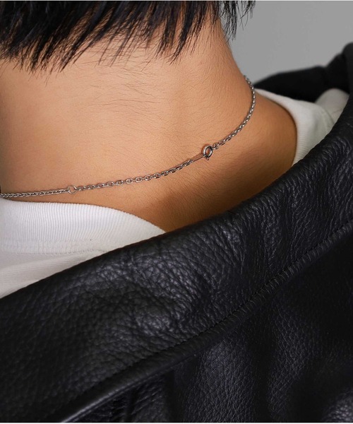 LION HEART（ライオンハート）の「“HOWL”ミディアムファングドネックレス/シルバー925【LION HEART / ライオンハート】（ネックレス・メンズ・シルバー/ブラック・50㎝/50cm）」の12枚目の写真