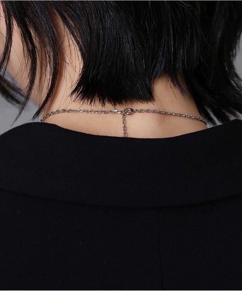 LION HEART（ライオンハート）の「“HOWL”ミディアムファングドネックレス/シルバー925【LION HEART / ライオンハート】（ネックレス・メンズ・シルバー/ブラック・50㎝/50cm）」の19枚目の写真