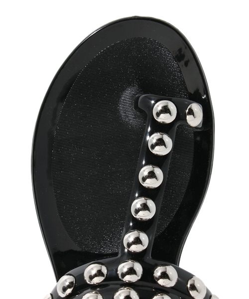 holster（ホルスター）の「【holster】holster スタッズ（サンダル・レディース・ブラック/ゴールド・24.5cm/23.5cm）」の6枚目の写真