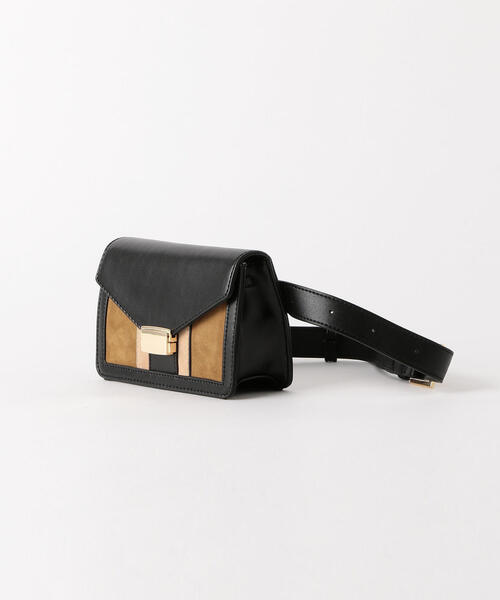 LE VERNIS(ル・ベルニ)の「Le Vernis スクエアファニー バッグ / ルベルニ(ショルダーバッグ・レディース・ワインレッド/ブラック・FREE)」の3枚目の写真