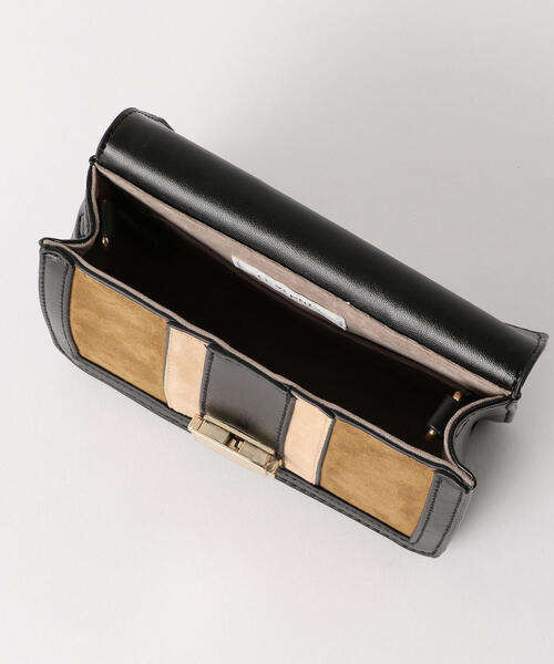 LE VERNIS(ル・ベルニ)の「Le Vernis スクエアファニー バッグ / ルベルニ(ショルダーバッグ・レディース・ワインレッド/ブラック・FREE)」の8枚目の写真