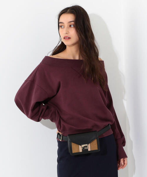 LE VERNIS(ル・ベルニ)の「Le Vernis スクエアファニー バッグ / ルベルニ(ショルダーバッグ・レディース・ワインレッド/ブラック・FREE)」の11枚目の写真