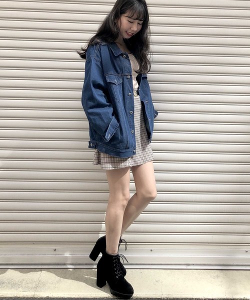 archives（アルシーヴ）の「ビッグシルエットGジャン（デニムジャケット・レディース・ネイビー/ロイヤルブルー・MEDIUM）」の11枚目の写真