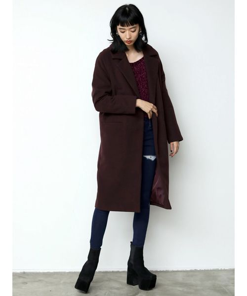 EMODA(エモダ)の「スラッシュカットハイウエストパギンス(デニムパンツ・レディース・ブラック/インディゴブルー・SMALL/MEDIUM/X-SMALL)」の5枚目の写真