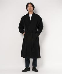 d*9様 julius　ユリウス　コート ユリウス JULIUS Wool Cashmere Saxony Over Size Long Coat （Black