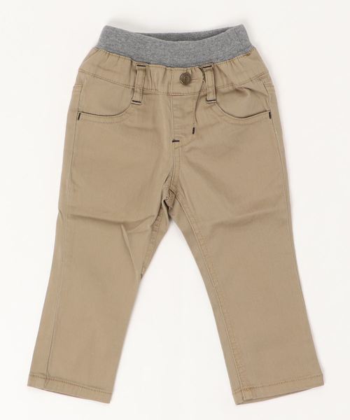 Tappet（タペット）の「[80-160]ウエストリブストレッチパンツ（その他パンツ・キッズ・ベージュ/ネイビー/ブルー・90cm/100cm/110cm/120cm/130cm/140cm/150cm/160cm）」の2枚目の写真