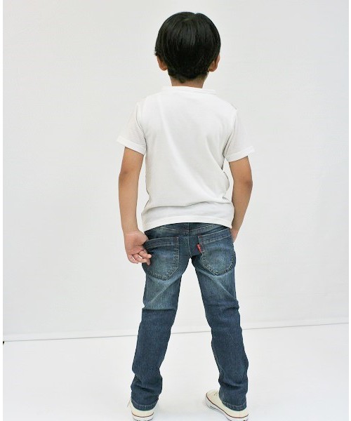 Tappet（タペット）の「[80-160]ウエストリブストレッチパンツ（その他パンツ・キッズ・ベージュ/ネイビー/ブルー・90cm/100cm/110cm/120cm/130cm/140cm/150cm/160cm）」の7枚目の写真