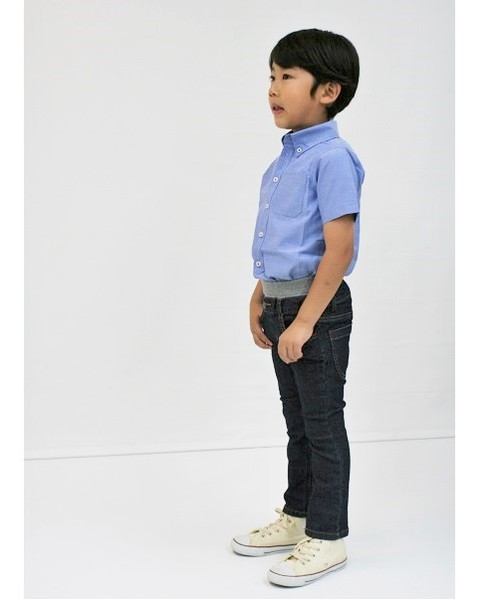 Tappet（タペット）の「[80-160]ウエストリブストレッチパンツ（その他パンツ・キッズ・ベージュ/ネイビー/ブルー・90cm/100cm/110cm/120cm/130cm/140cm/150cm/160cm）」の5枚目の写真