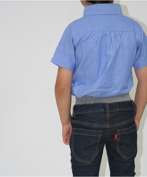 Tappet（タペット）の「[80-160]ウエストリブストレッチパンツ（その他パンツ・キッズ・ベージュ/ネイビー/ブルー・90cm/100cm/110cm/120cm/130cm/140cm/150cm/160cm）」の4枚目の写真