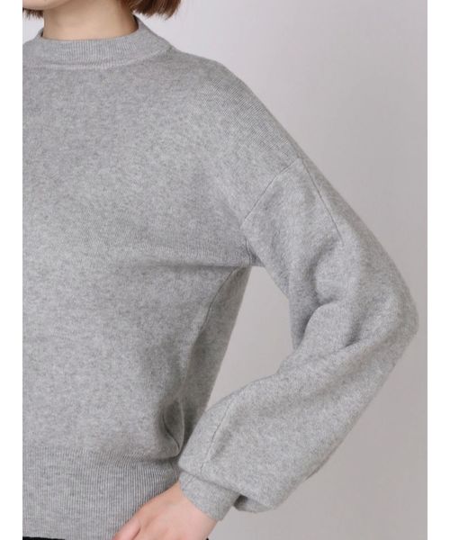 EMODA（エモダ）の「UPネックパフニット（ニット/セーター・レディース・ブラック/ミント/パープル/ブラウン・FREE）」の22枚目の写真