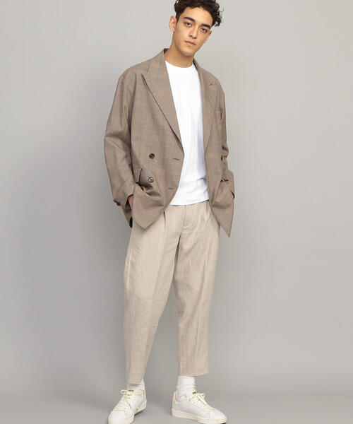 BEAUTY&YOUTH UNITED ARROWS（ビューティーアンドユースユナイテッドアローズ）の「BY チェック ルーズ 4B ジャケット ◆（テーラードジャケット・メンズ・ダークブラウン・SMALL/LARGE/MEDIUM）」の9枚目の写真