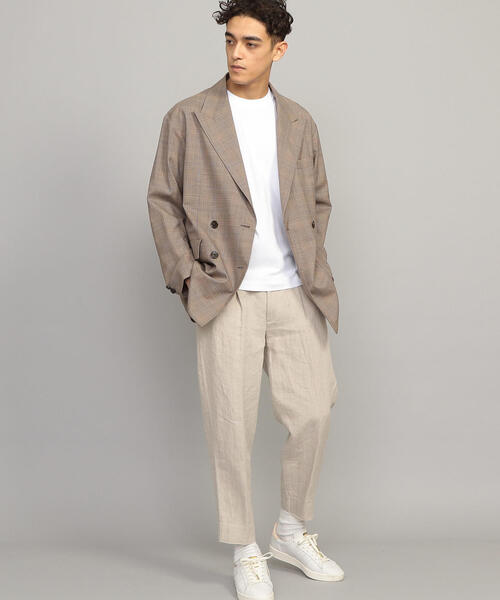 BEAUTY&YOUTH UNITED ARROWS（ビューティーアンドユースユナイテッドアローズ）の「BY チェック ルーズ 4B ジャケット ◆（テーラードジャケット・メンズ・ダークブラウン・SMALL/LARGE/MEDIUM）」の10枚目の写真