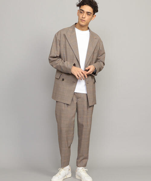 BEAUTY&YOUTH UNITED ARROWS（ビューティーアンドユースユナイテッドアローズ）の「BY チェック ルーズ 4B ジャケット ◆（テーラードジャケット・メンズ・ダークブラウン・SMALL/LARGE/MEDIUM）」の12枚目の写真