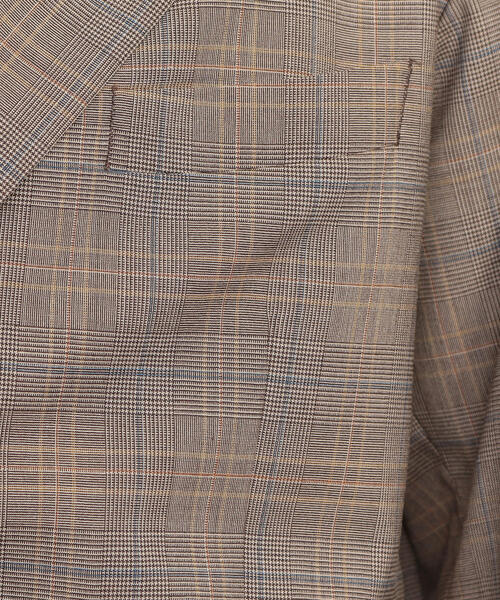 BEAUTY&YOUTH UNITED ARROWS（ビューティーアンドユースユナイテッドアローズ）の「BY チェック ルーズ 4B ジャケット ◆（テーラードジャケット・メンズ・ダークブラウン・SMALL/LARGE/MEDIUM）」の3枚目の写真