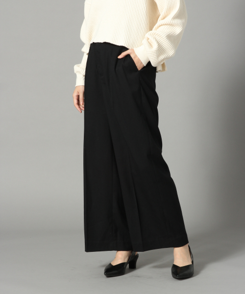 LOWRYS FARM(ローリーズファーム)の「TRワイドパンツ 824370(その他パンツ・レディース・アイボリー/ブラック/グレー系その他/ブルー・MEDIUM/LARGE)」の2枚目の写真