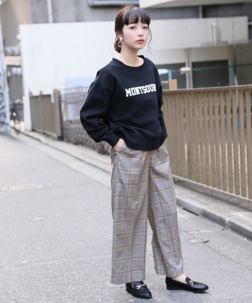 LOWRYS FARM(ローリーズファーム)の「TRワイドパンツ 824370(その他パンツ・レディース・アイボリー/ブラック/グレー系その他/ブルー・MEDIUM/LARGE)」の15枚目の写真