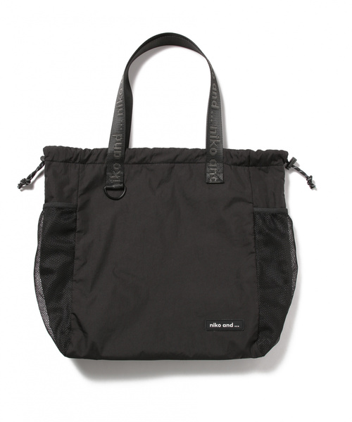 niko and...（ニコアンド）の「オリジナル巾着2WAYトート（トートバッグ・レディース・ホワイト/ブラック・0）」の14枚目の写真