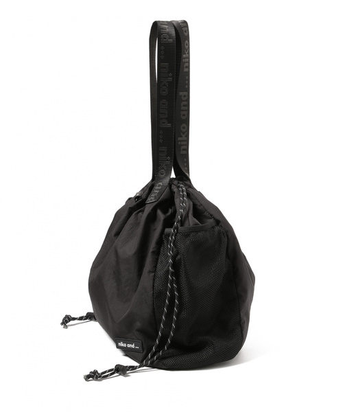 niko and...（ニコアンド）の「オリジナル巾着2WAYトート（トートバッグ・レディース・ホワイト/ブラック・0）」の10枚目の写真