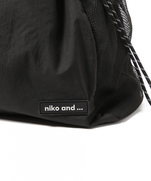 niko and...（ニコアンド）の「オリジナル巾着2WAYトート（トートバッグ・レディース・ホワイト/ブラック・0）」の19枚目の写真