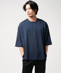 MinoriTY | 12Gサイドリブルーズシルエット5分袖サマーニット(ニット/セーター)