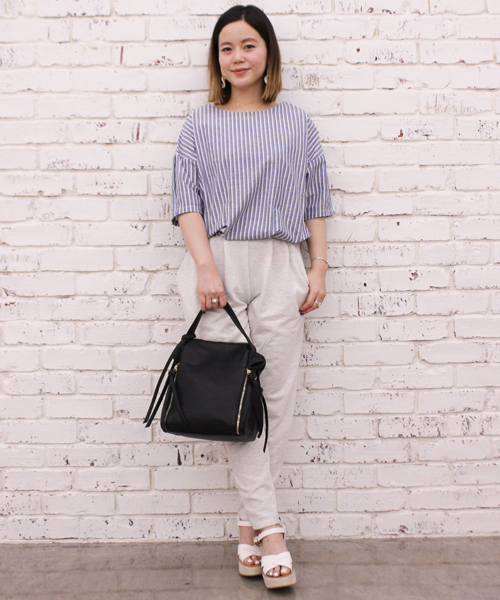 mystic(ミスティック)の「3WAY BAG(ショルダーバッグ・レディース・アイボリー/ブラック/ベージュ/サックスブルー・フリ-)」の10枚目の写真