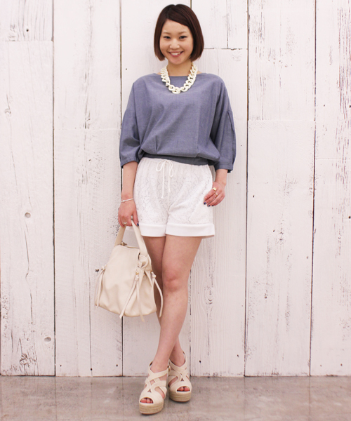 mystic(ミスティック)の「3WAY BAG(ショルダーバッグ・レディース・アイボリー/ブラック/ベージュ/サックスブルー・フリ-)」の16枚目の写真