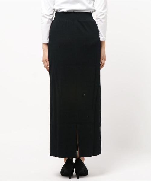 KOBE LETTUCE（コウベレタス）の「2type[ワイドパンツorロングスカート]セルフカットリブボトムス（その他パンツ・レディース・ブラック/アイボリー/モカ/ホワイト系その他/ブラック系その他/ブラウン系その他/ベージュ系その他/グレイッシュベージュ・FREE）」の15枚目の写真