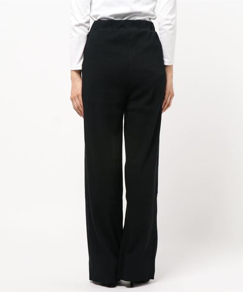 KOBE LETTUCE（コウベレタス）の「2type[ワイドパンツorロングスカート]セルフカットリブボトムス（その他パンツ・レディース・ブラック/アイボリー/モカ/ホワイト系その他/ブラック系その他/ブラウン系その他/ベージュ系その他/グレイッシュベージュ・FREE）」の14枚目の写真