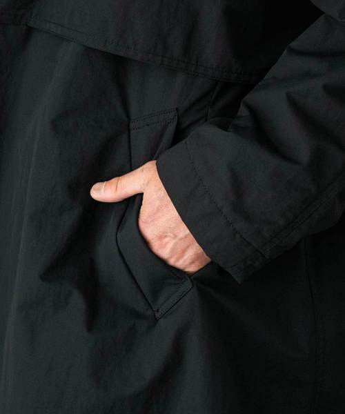 UNITED TOKYO（ユナイテッドトウキョウ）の「ウォーカブルヨークコート（ステンカラーコート・メンズ・ダークネイビー/グレー/ベージュ・1/2/3）」の4枚目の写真