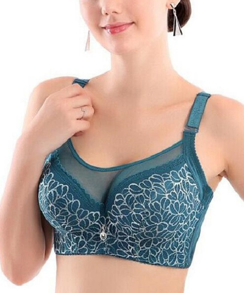 Amulet（アミュレット）の「スマートブラナイトブラジャー（ナイトブラ・レディース・ブラック/ベージュ/ネイビー/レッド/ピンク/ブルー/グリーン/ワインレッド・1/2/4/3/5）」の9枚目の写真