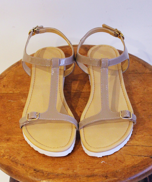 BEAUTY&YOUTH UNITED ARROWS（ビューティーアンドユースユナイテッドアローズ）の「BYSF ∵エナメルEVASOLEサンダル  ◆（サンダル・レディース・ベージュ/ネイビー/オレンジ・35/36/38/37）」の12枚目の写真