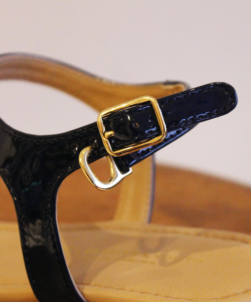 BEAUTY&YOUTH UNITED ARROWS（ビューティーアンドユースユナイテッドアローズ）の「BYSF ∵エナメルEVASOLEサンダル  ◆（サンダル・レディース・ベージュ/ネイビー/オレンジ・35/36/38/37）」の10枚目の写真