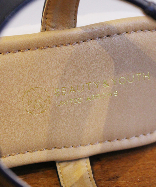 BEAUTY&YOUTH UNITED ARROWS（ビューティーアンドユースユナイテッドアローズ）の「BYSF ∵エナメルEVASOLEサンダル  ◆（サンダル・レディース・ベージュ/ネイビー/オレンジ・35/36/38/37）」の11枚目の写真