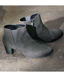 【美ラク】美シルエットサイドゴアブーツ（ヒール高さ5.5cm）