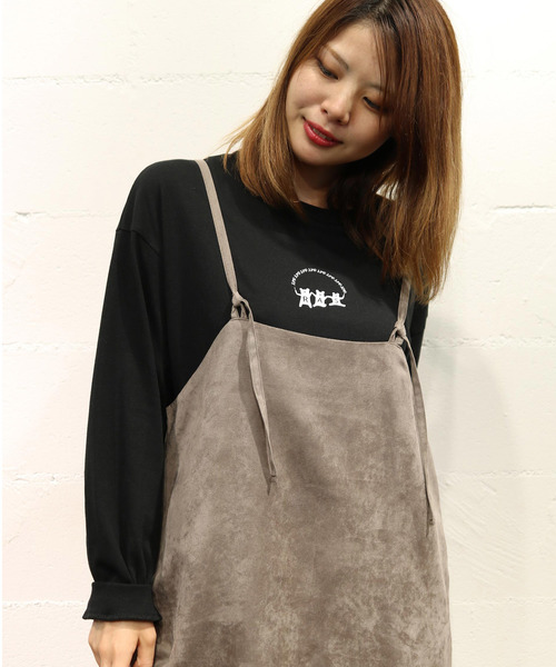 セール Surge リベットアンドサージ のファッション Tシャツワンピース ワンピース フェイクスエードキャミワンピース Rivet ワンピース 2枚セット ワンピース Rivet セール Surge リベットアンドサージ のファッション Tシャツワンピース ワンピース フェイクスエードキャミワンピース Rivet ワンピース 2枚セット ワンピース Rivet