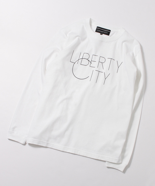 LIBERTY CITY（リバティシティ）の「【LIBERTY CITY/リバティーシティ】 [BIG C] ロンT（Tシャツ/カットソー・メンズ・グリーン/ブラック/ホワイト・2/4/3）」の4枚目の写真