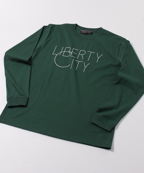 LIBERTY CITY（リバティシティ）の「【LIBERTY CITY/リバティーシティ】 [BIG C] ロンT（Tシャツ/カットソー・メンズ・グリーン/ブラック/ホワイト・2/4/3）」の9枚目の写真