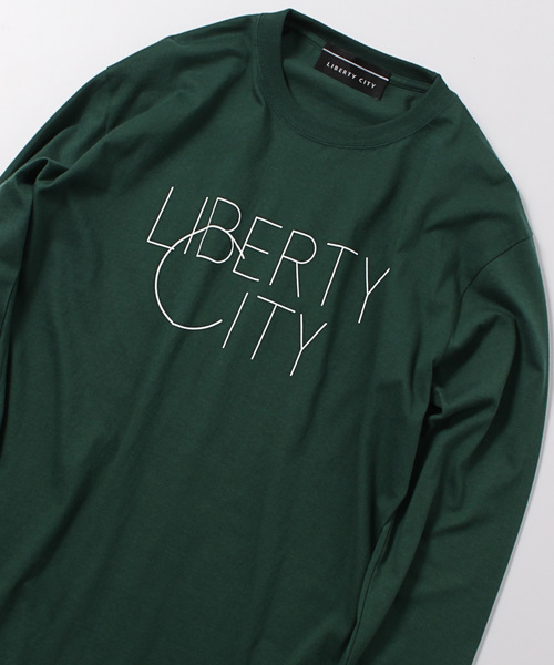 LIBERTY CITY（リバティシティ）の「【LIBERTY CITY/リバティーシティ】 [BIG C] ロンT（Tシャツ/カットソー・メンズ・グリーン/ブラック/ホワイト・2/4/3）」の12枚目の写真