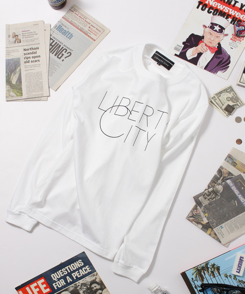 LIBERTY CITY（リバティシティ）の「【LIBERTY CITY/リバティーシティ】 [BIG C] ロンT（Tシャツ/カットソー・メンズ・グリーン/ブラック/ホワイト・2/4/3）」の21枚目の写真