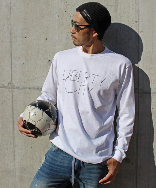 LIBERTY CITY（リバティシティ）の「【LIBERTY CITY/リバティーシティ】 [BIG C] ロンT（Tシャツ/カットソー・メンズ・グリーン/ブラック/ホワイト・2/4/3）」の22枚目の写真