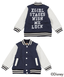 X-girl Stages | 【VERY(ベリー)11月号掲載商品】【Disney（ディズニー）】 SWEAT  STADIUM  JUMPER (4T～7T)/ ミッキー/ スタジャン(スタジャン)