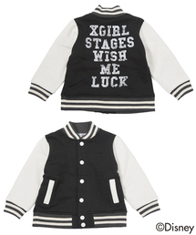 X-girl Stages | 【VERY(ベリー)11月号掲載商品】【Disney（ディズニー）】 SWEAT  STADIUM  JUMPER (4T～7T)/ ミッキー/ スタジャン(スタジャン)