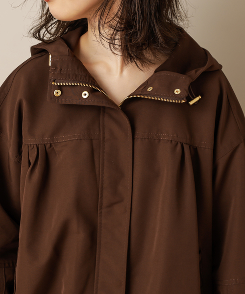 natural couture（ナチュラルクチュール）の「ボリューム袖マンパ（マウンテンパーカー・レディース・ブラウン/ベージュ/カーキ・FREE）」の20枚目の写真