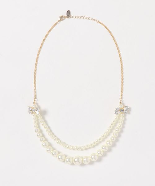 Jill By Jillstuart ジルバイジルスチュアート の ダブルパールネックレス ネックレス Wear