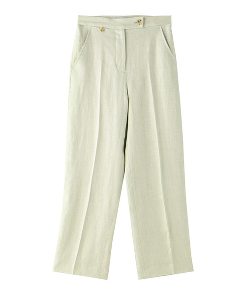 ETRE TOKYO（エトレトウキョウ）の「センタープレスリネンパンツ  
