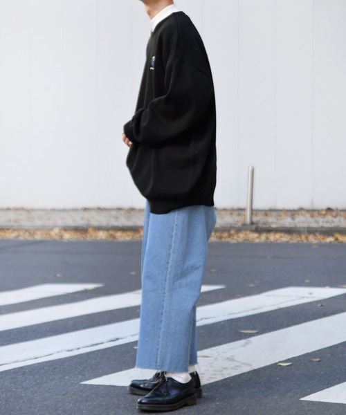 kutir（クティール）の「地球刺繍ニット（Tシャツ/カットソー・メンズ・パープル/ブラック/ライトグリーン・MEDIUM/LARGE）」の20枚目の写真