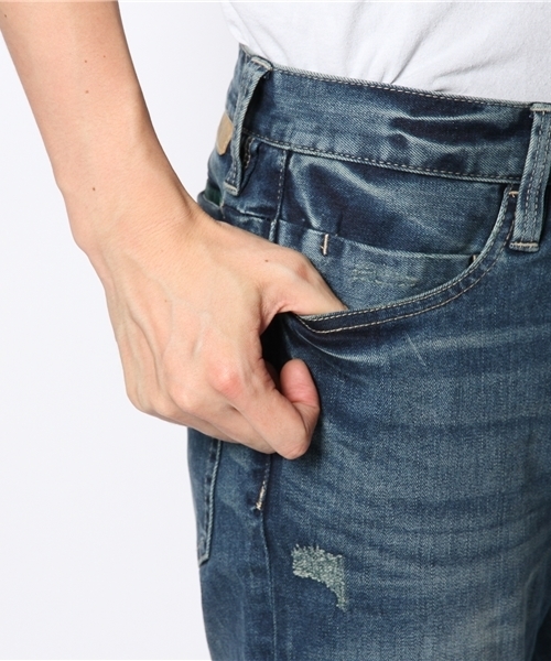 MORGAN HOMME（モルガンオム）の「バックカラーデニム/デニムパンツ（デニムパンツ・メンズ・ブルー/ネイビー・SMALL/LARGE/MEDIUM/BL/AL）」の10枚目の写真