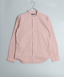 おしゃれスタ（オシャレスタ）の「日本製洗いざらしコットンブロードノーカラーシャツ ナノファイン加工(GW)（シャツ/ブラウス）」