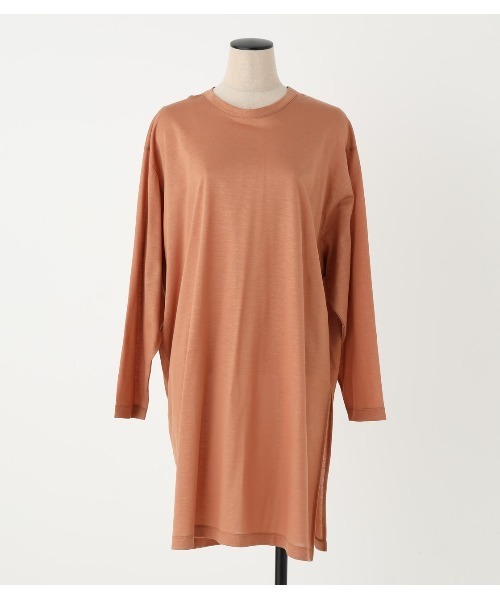 BLACK BY MOUSSY(�u���b�N�o�C�}�E�W�[)��slit loose cut tops�q�X���b�g���[�Y�J�b�g�g�b�v�X�r(T�V���c/�J�b�g�\�[)