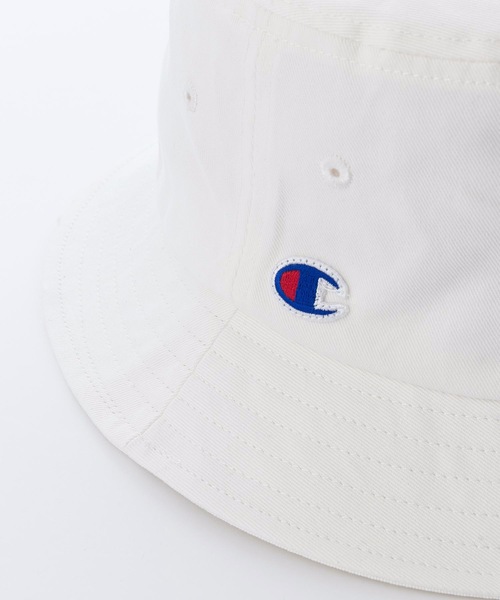 Champion(チャンピオン)の「【CHAMPION/チャンピオン】スクリプトバケットハット ブランドロゴ 刺繍(ハット・メンズ・ワンウォッシュ/ケミカルウォッシュ/ワイン/ライトグリーン/ミント/ホワイト/ブラック/ベージュ/パープル/ネイビー/ピンク/イエロー・FREE)」の15枚目の写真